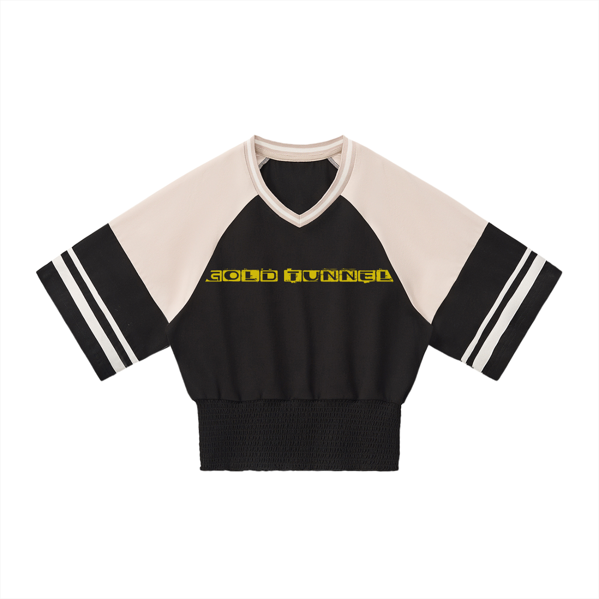Women's Color Block Ruched T-Shirt