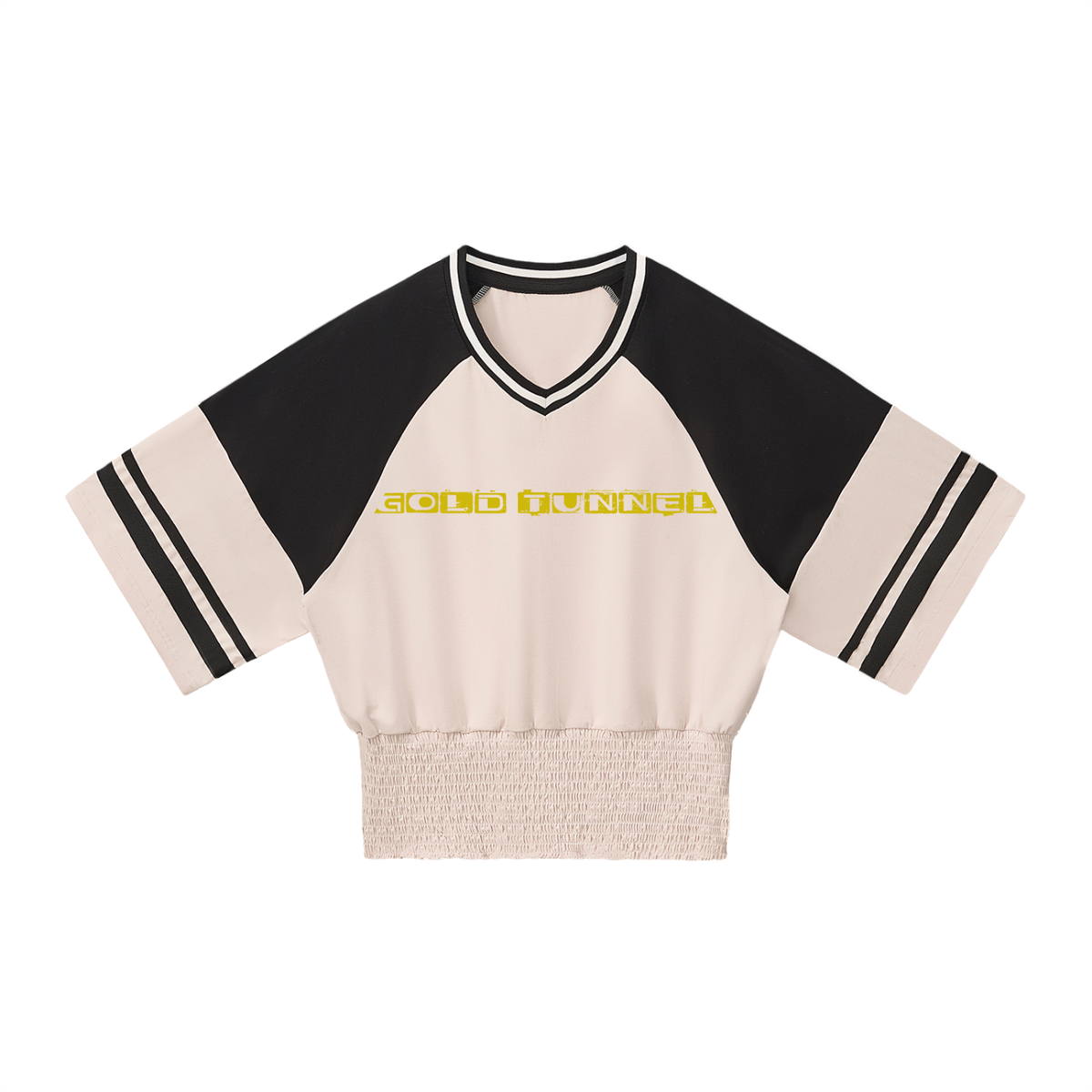 Women's Color Block Ruched T-Shirt
