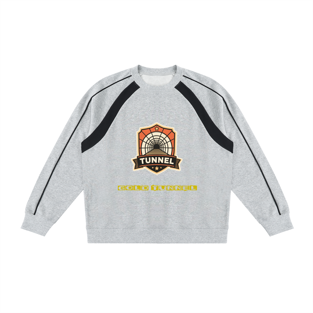 Unisex Color Block Crewneck Sweatshirt