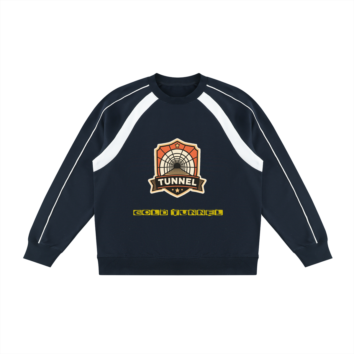 Unisex Color Block Crewneck Sweatshirt
