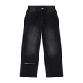 Men's Vintage Wash Wide Leg Jeans