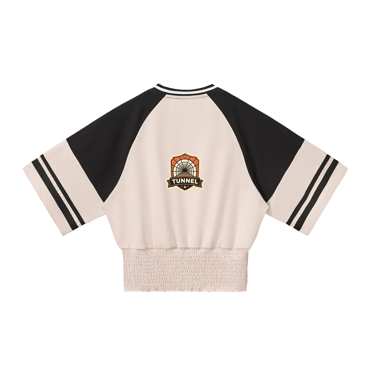 Women's Color Block Ruched T-Shirt